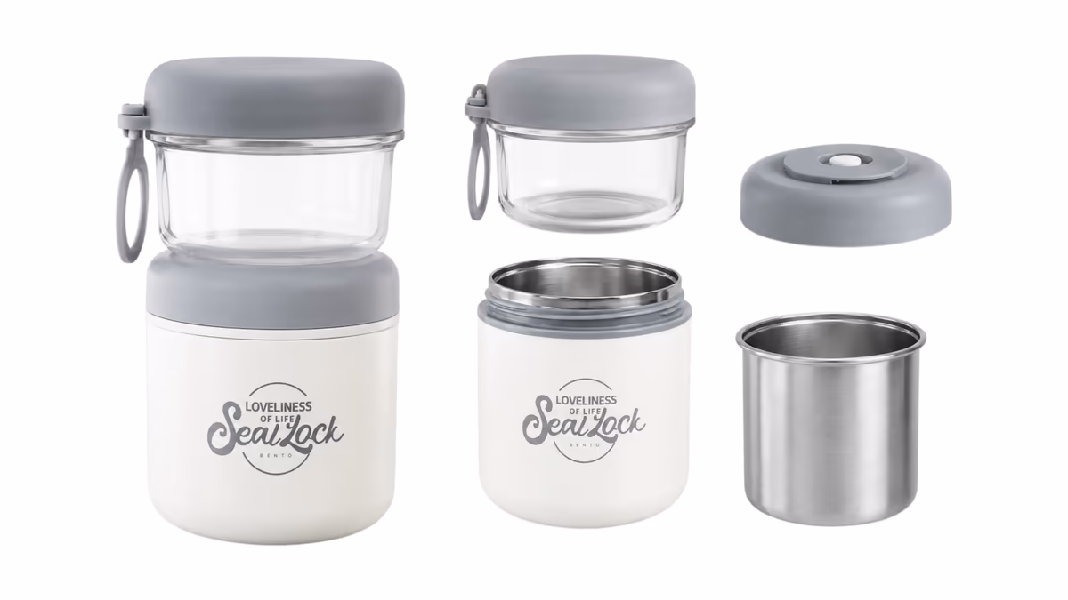 Paslanmaz Metal Sealock Bento Yemək Qabı